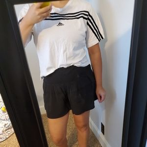 Adidas White Oversized Crop Top